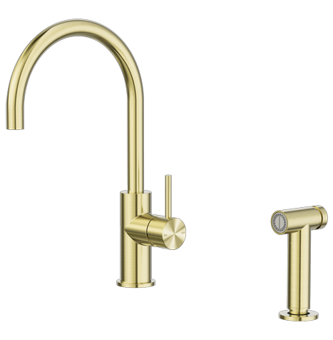 Zen Brushed Gold Nero - ACS Bathrooms