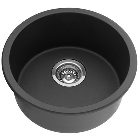 Under-mount Matt Black Poseidon - ACS Bathrooms