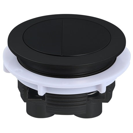 Button Matt Black Poseidon - ACS Bathrooms