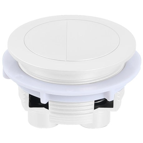 Button Matt White Poseidon - ACS Bathrooms