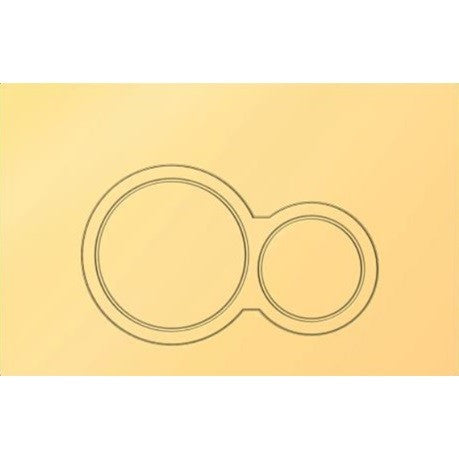AXENT Cistern Button Polished Brass Toto - ACS Bathrooms