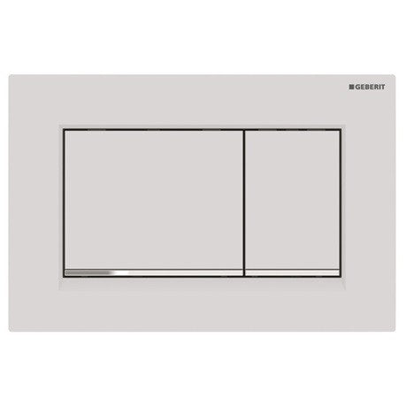 Sigma30 Matte White Geberit - ACS Bathrooms
