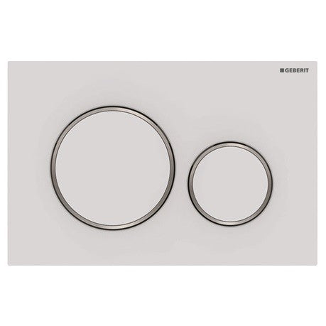 Sigma20 Matte White Geberit - ACS Bathrooms