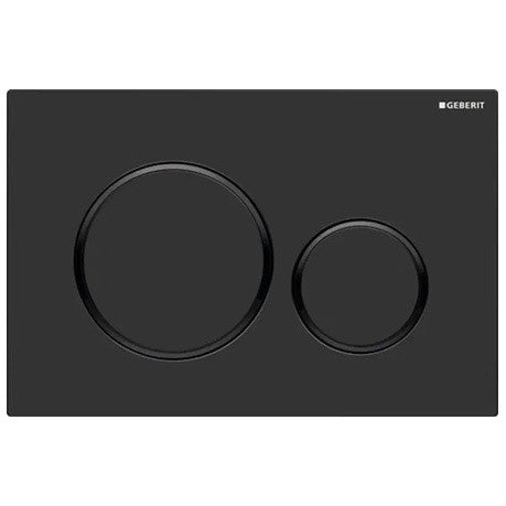Sigma20 Matte Black Geberit - ACS Bathrooms