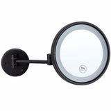 LUMIA MIRROR Powder Coated Black Thermogroup - ACS Bathrooms