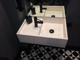 Basin POP Up Waste Powder Coated Black Moda - ACS Bathrooms