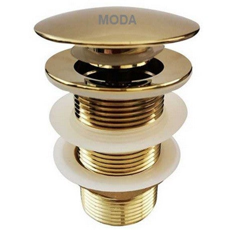 Basin POP Up Waste Brushed Brass Moda - ACS Bathrooms