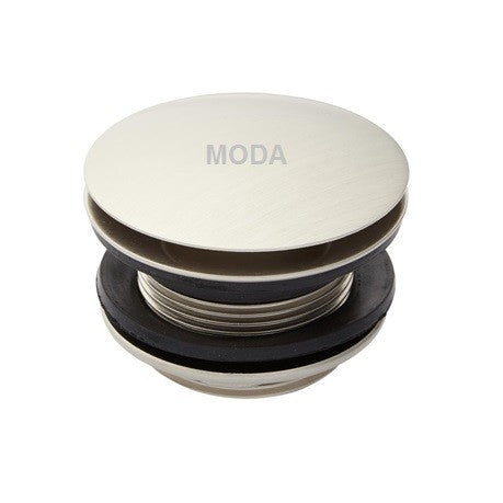 Basin POP Up Waste Brushed Nickel Moda - ACS Bathrooms