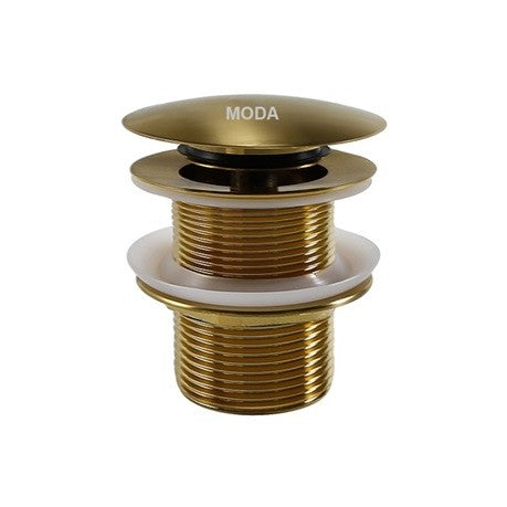 Bath POP Up Waste Brushed Brass Moda - ACS Bathrooms