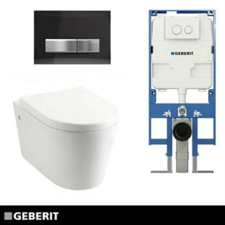 Inwall Toilet Package Wall Hung NA Geberit - ACS Bathrooms