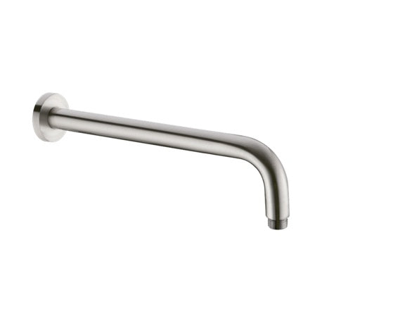 Nero Shower Arm Brushed Nickel Brushed Nickel Nero - ACS Bathrooms