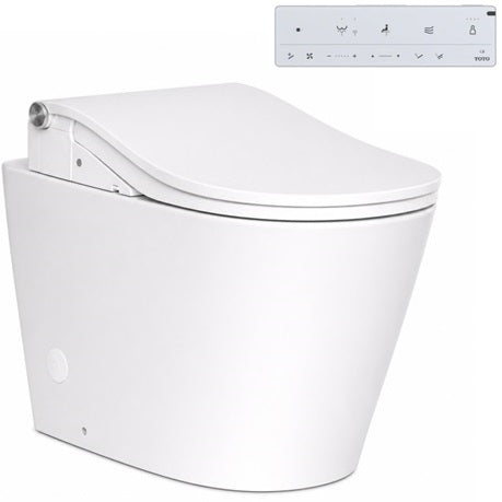 B&H Dara Wall Faced toilet + TOTO RW WASHLET (Non-Auto Flush, CCT) Gloss Toto - ACS Bathrooms
