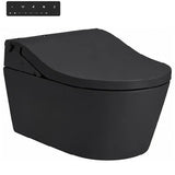 TOTO Matt Black Wall Hung Toilet with RW WASHLET