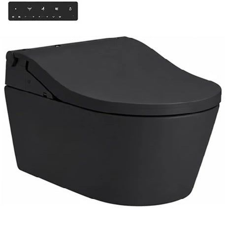 TOTO Matt Black Wall Hung Toilet with RW WASHLET