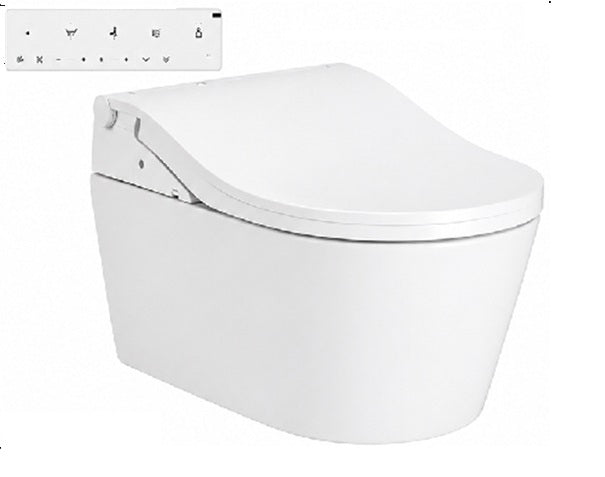 TOTO Matt White Wall Hung Toilet with RW WASHLET