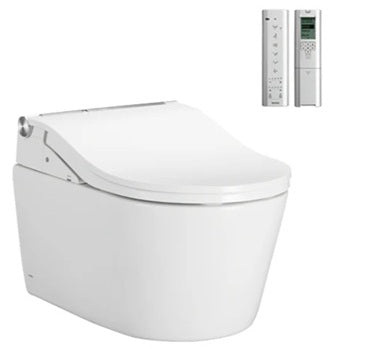 TOTO Wall Hung D Shaped & RX Washlet Auto Flush Gloss Toto - ACS Bathrooms