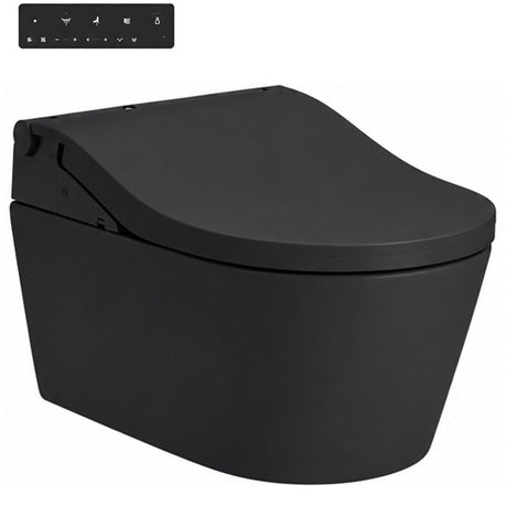 TOTO Matt Black Wall Hung Toilet with RW WASHLET