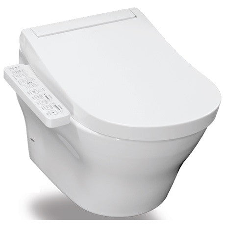 TOTO Urbanique Wall Hung Toilet & S2 Washlet (D-Shape) with Onboard ...